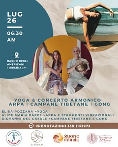 Yoga e concerto armonico al mare