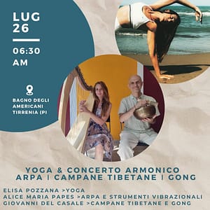 Yoga e concerto armonico al mare